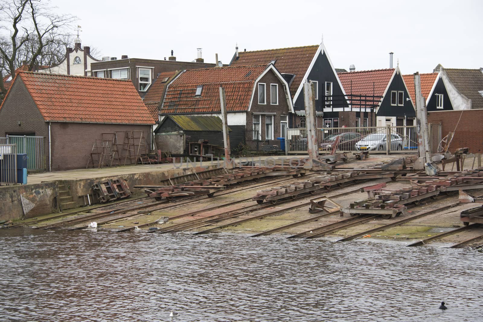 boatyard in Urk Holland by compuinfoto