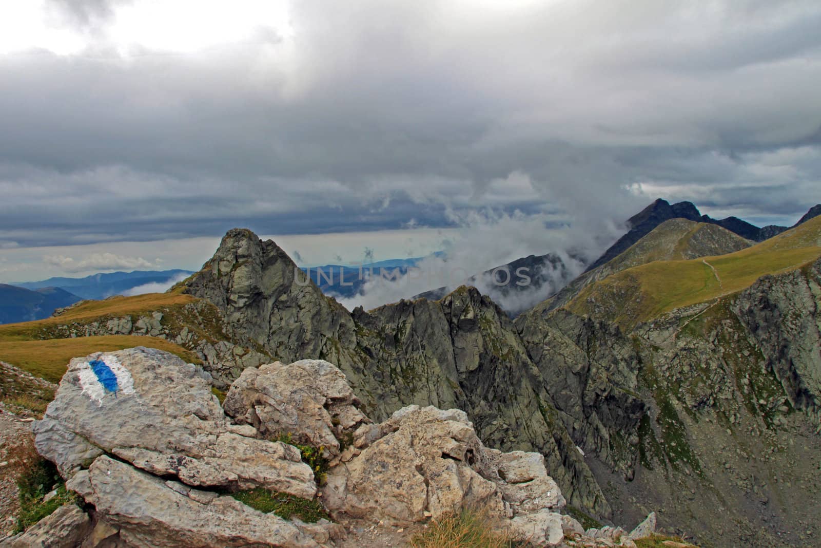 High mountains in the Carpathians