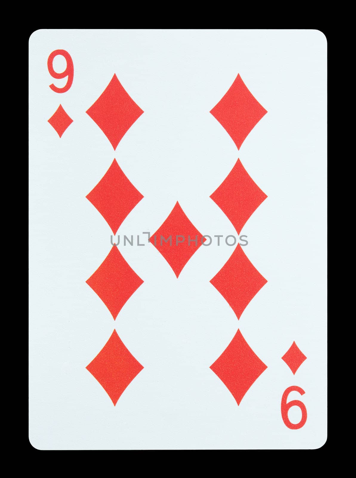 Playing cards - Nine of diamonds