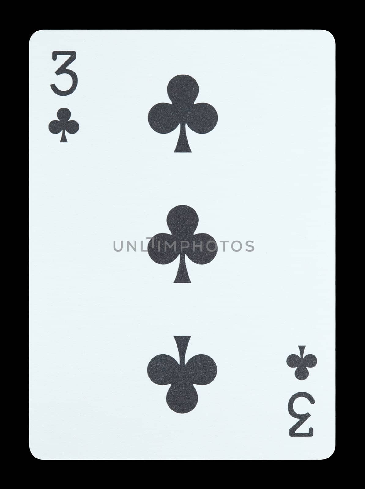 Playing cards - Three of clubs