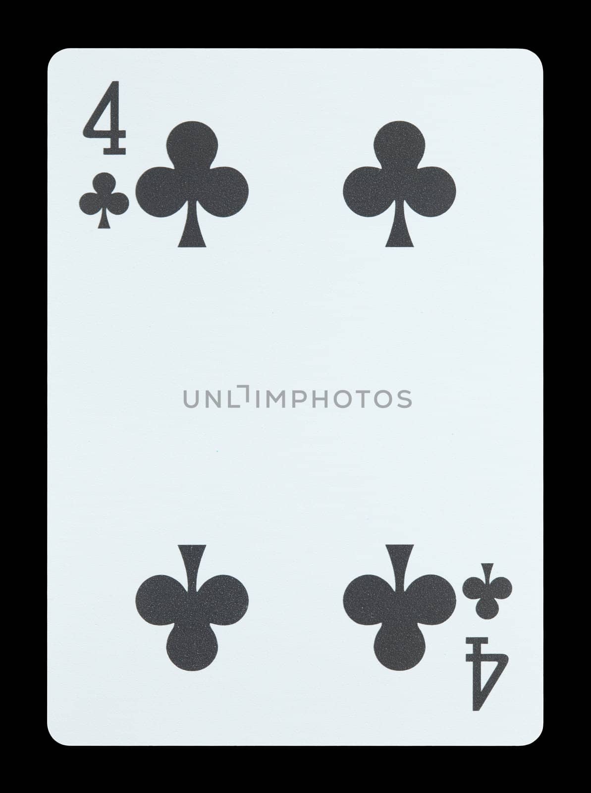 Playing cards - Four of clubs