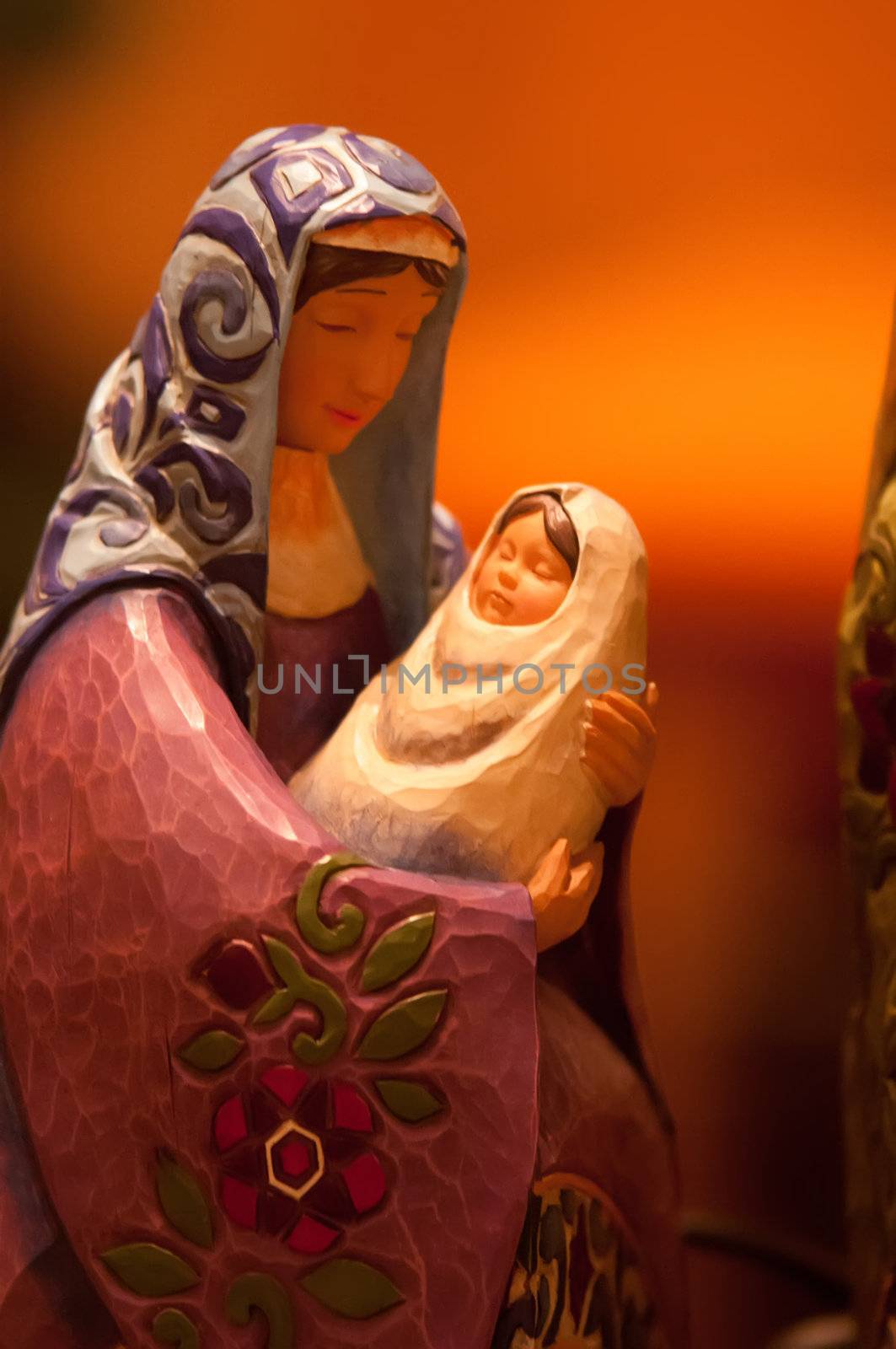 virgin with jesus  by digidreamgrafix