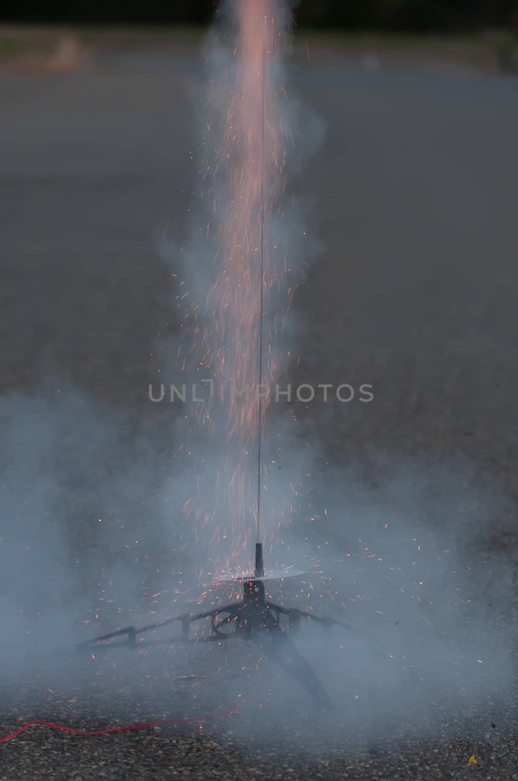flying model rocket by digidreamgrafix
