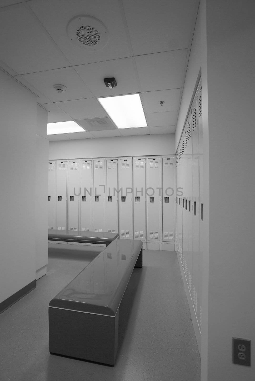 clean locker room by digidreamgrafix
