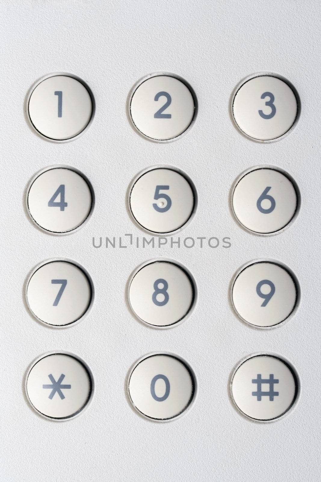 Background of securityl numeric pad