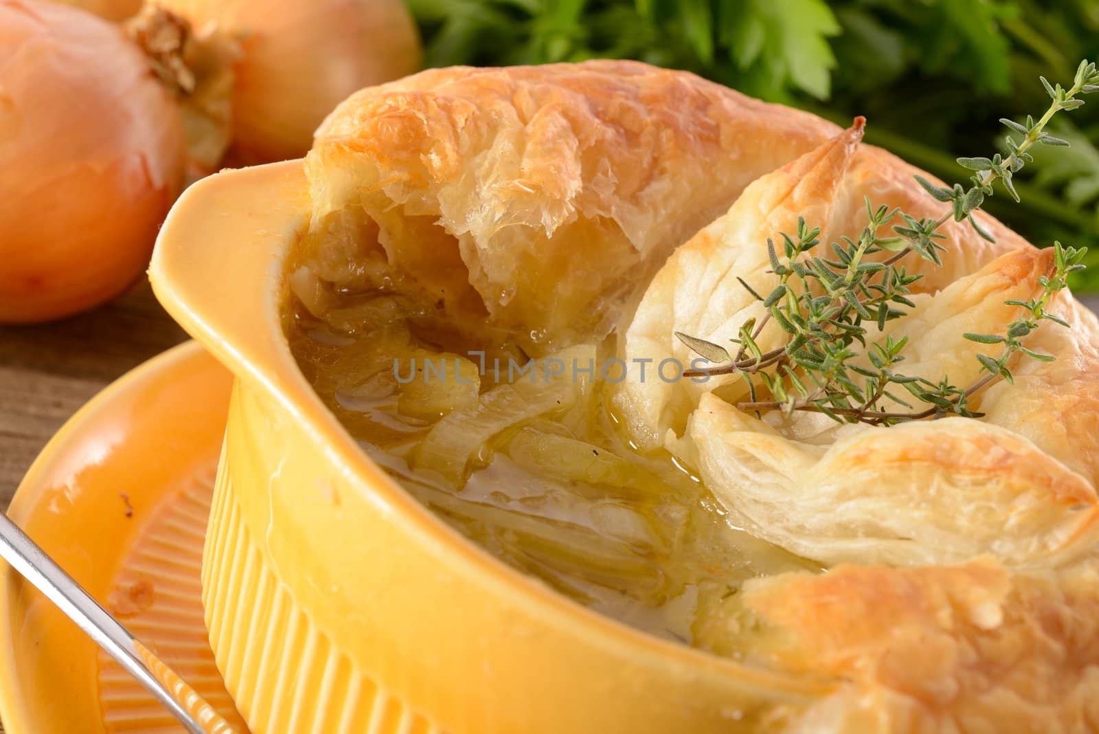 Paris onion soup