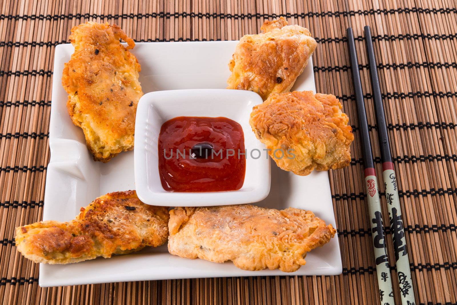 fish with chilli sauce by Darius.Dzinnik