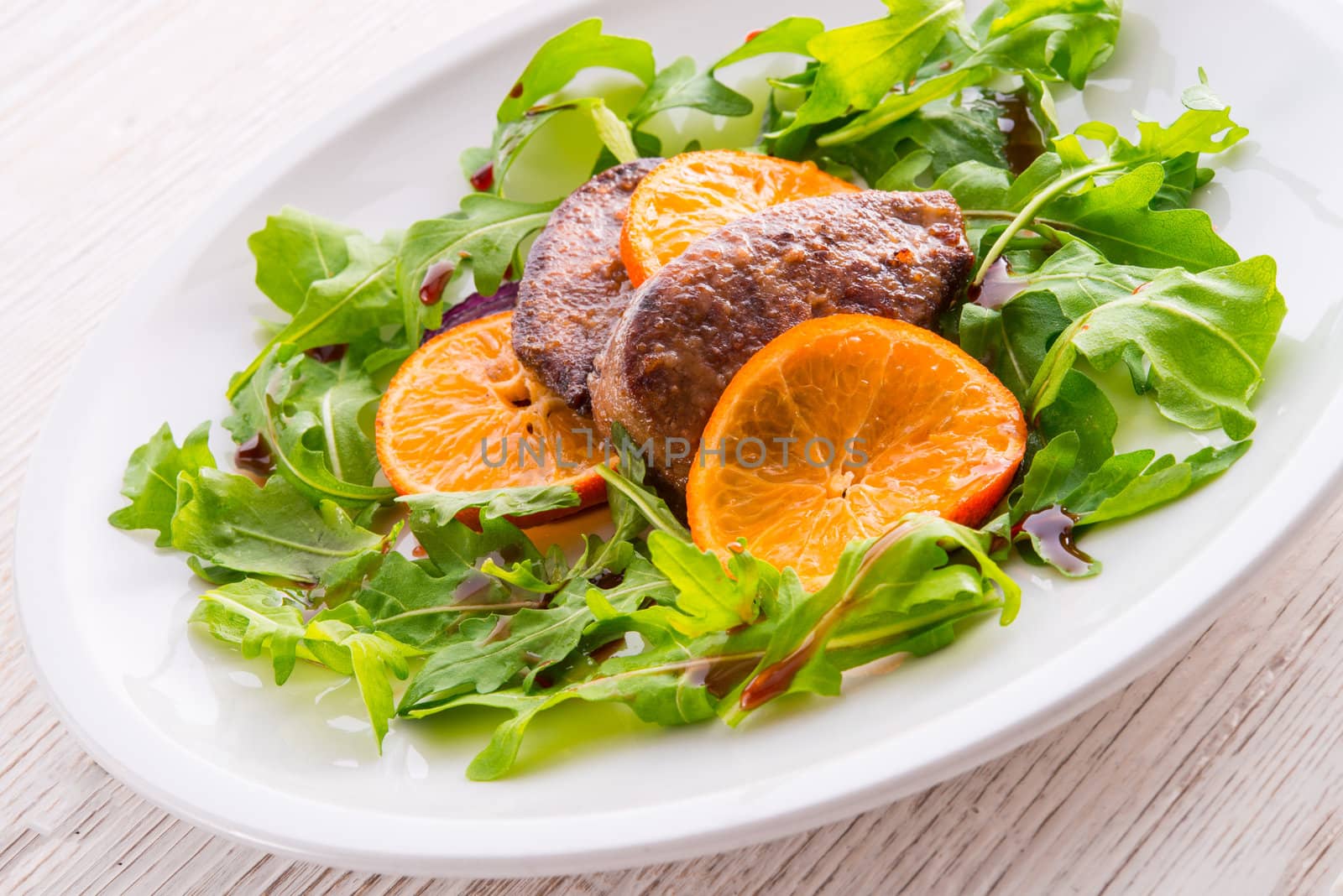 Liver with onion-orange sauce by Darius.Dzinnik