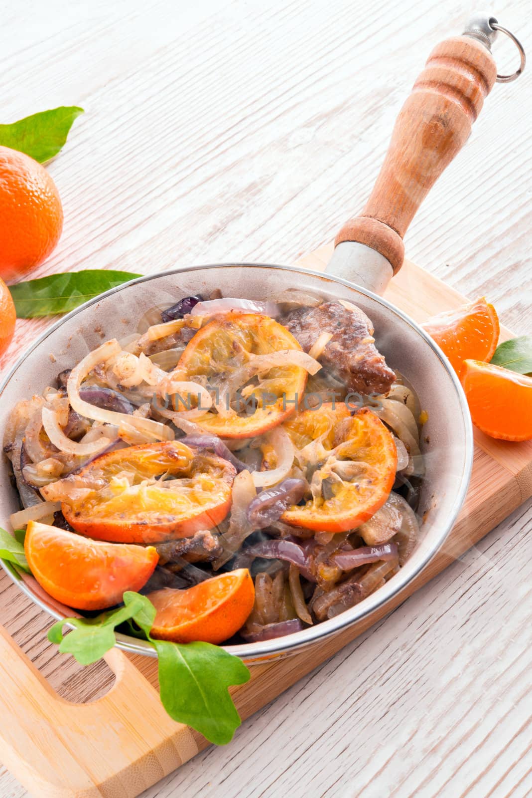 Liver with onion-orange sauce by Darius.Dzinnik