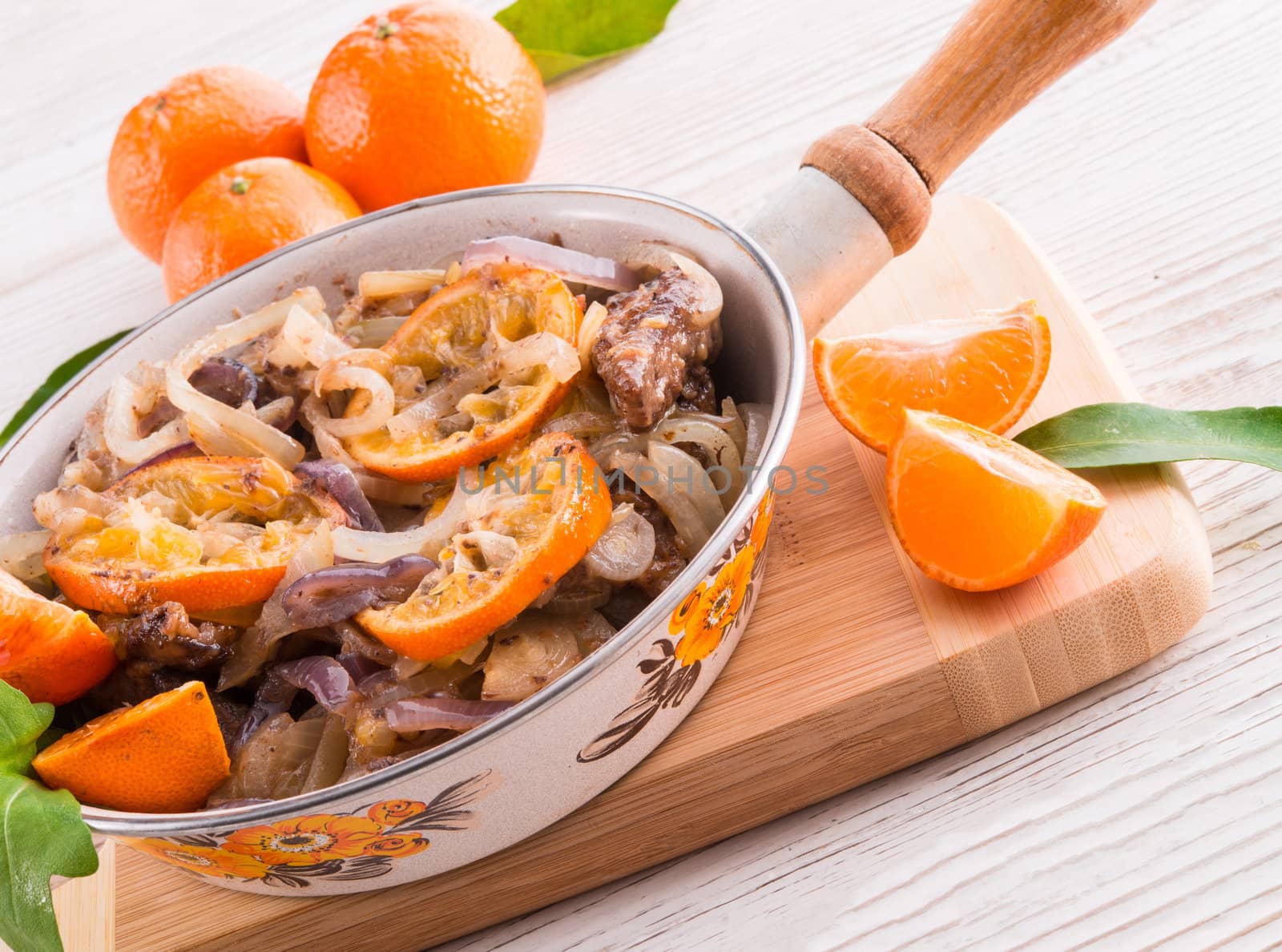 Liver with onion-orange sauce by Darius.Dzinnik