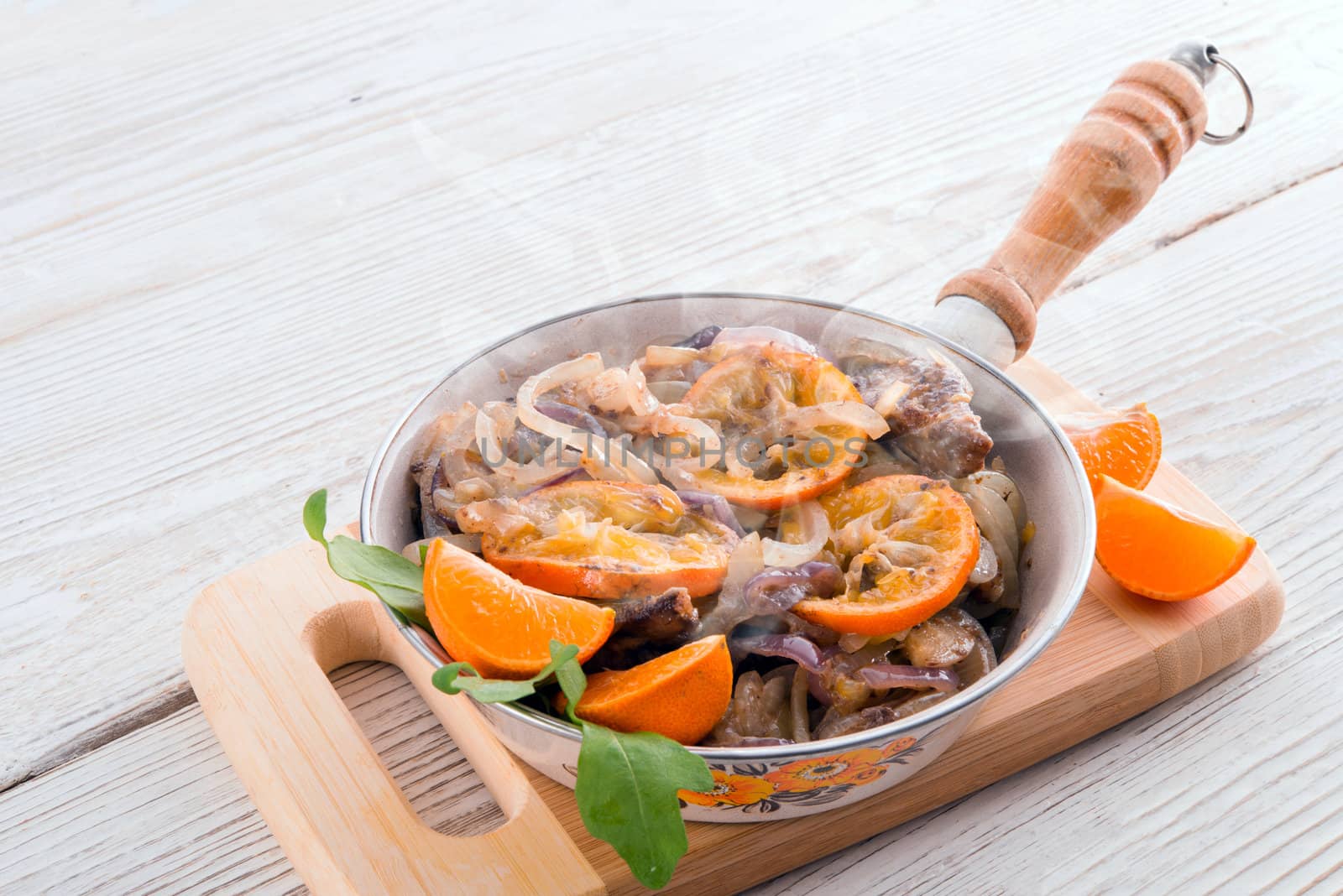 Liver with onion-orange sauce by Darius.Dzinnik