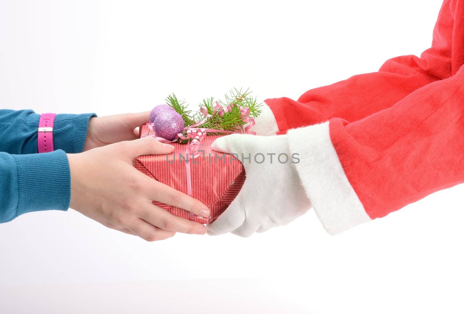 handing out of presents