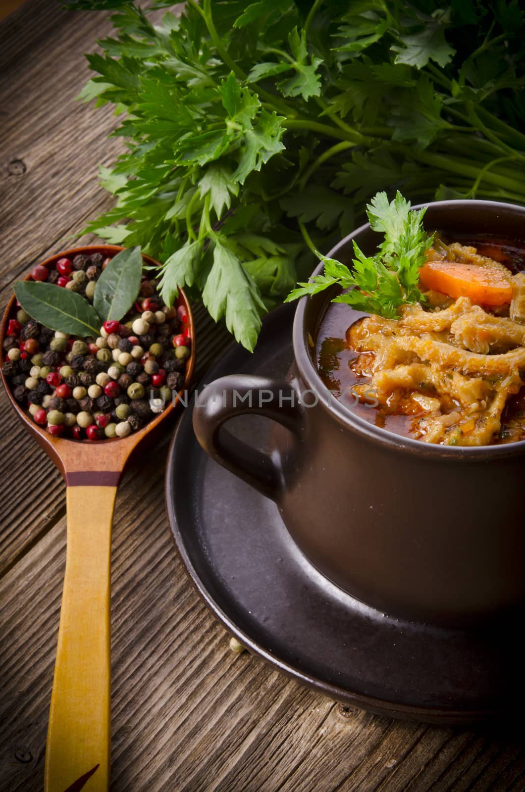 Traditional  tripe soup