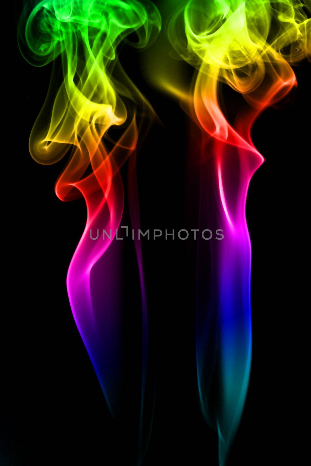 colored smoke abstract background close up