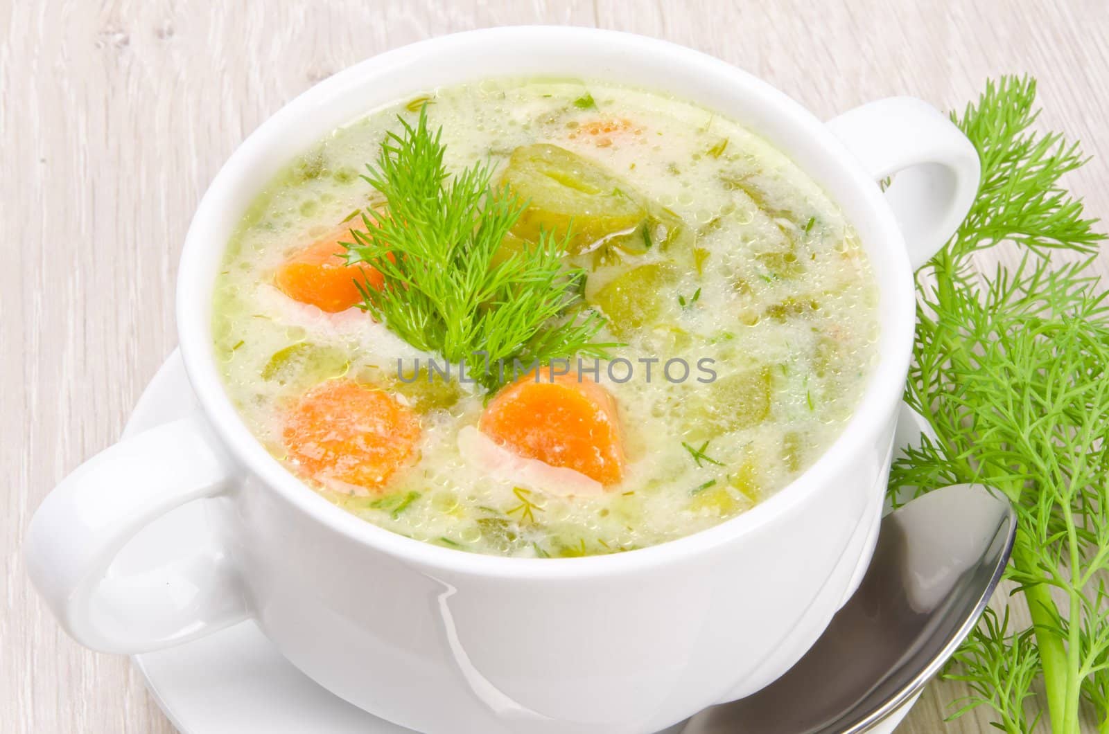 Cucumber soup by Darius.Dzinnik