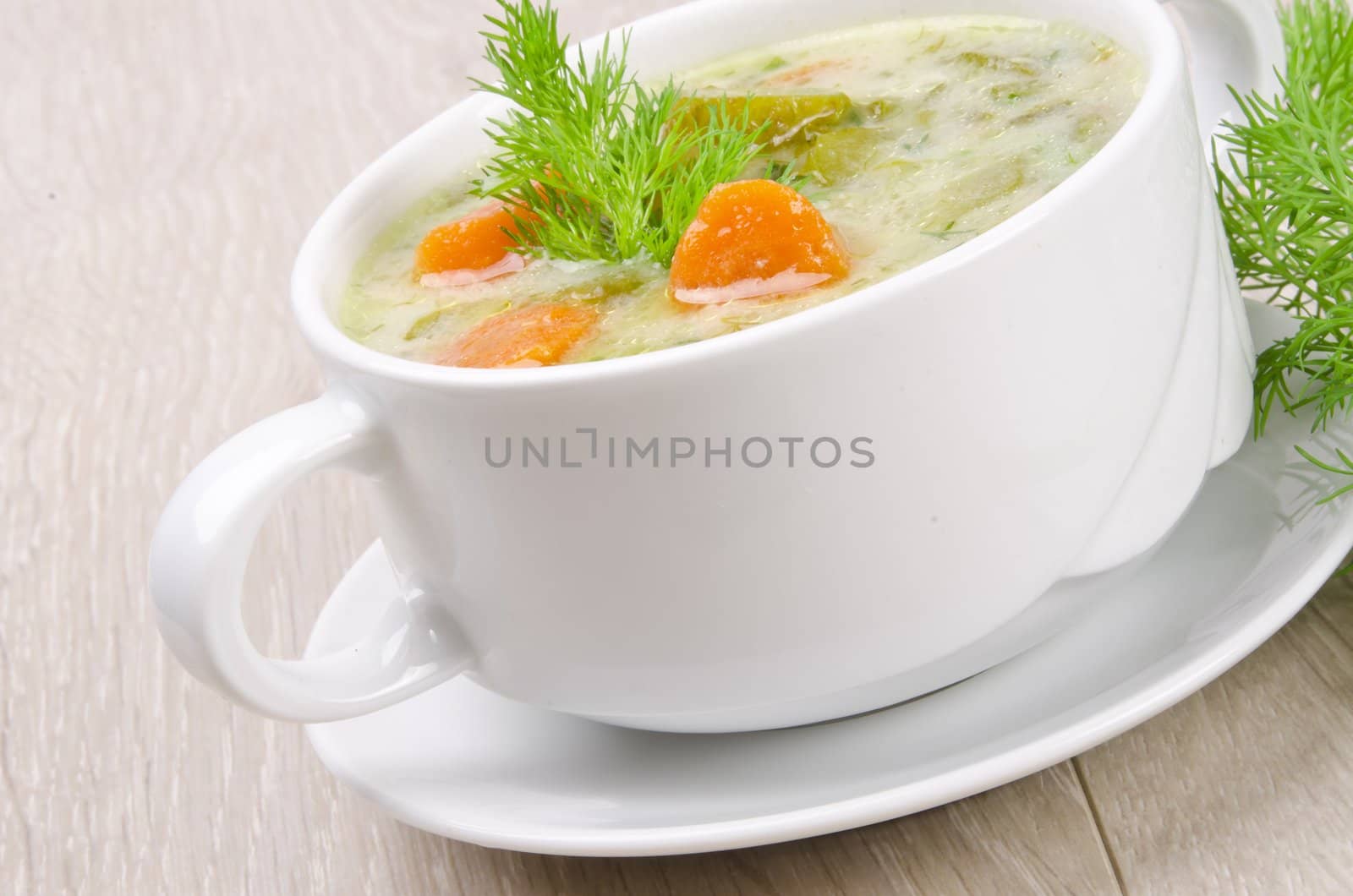 Cucumber soup by Darius.Dzinnik