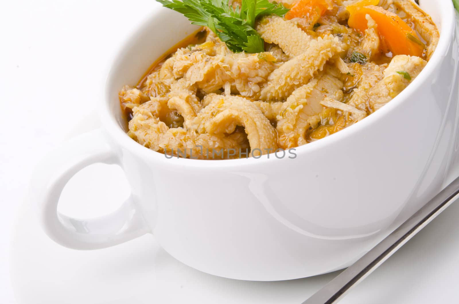 Traditional tripe soup