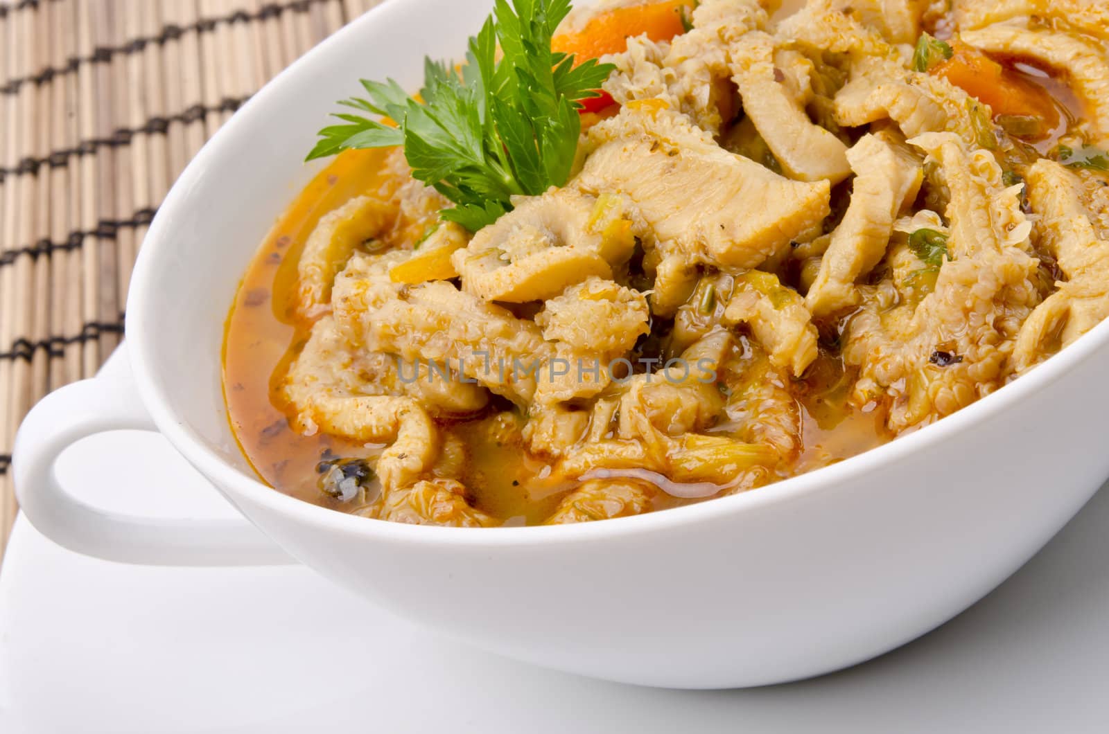 Traditional tripe soup