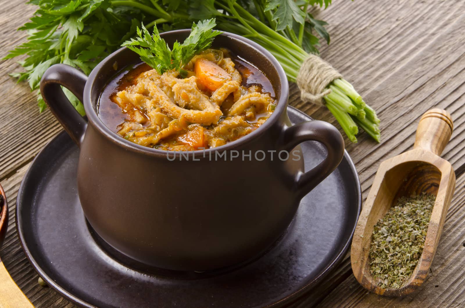 Traditional  tripe soup by Darius.Dzinnik