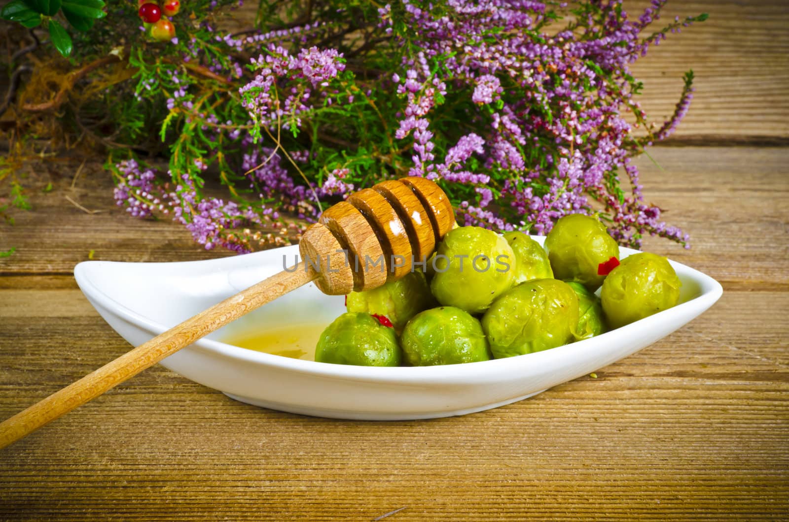 Brussels sprouts with honey by Darius.Dzinnik