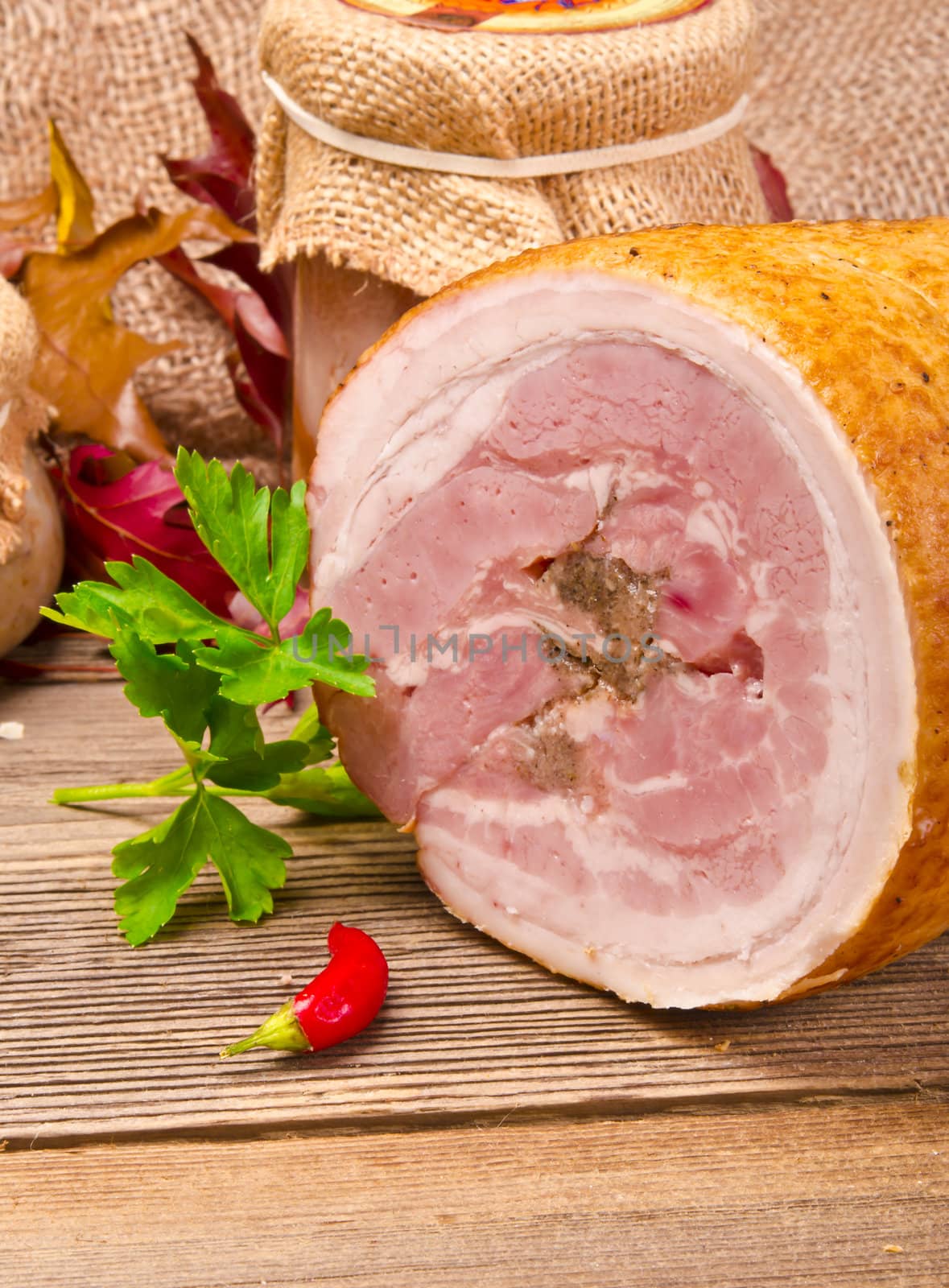 Polish rolled fillet of ham