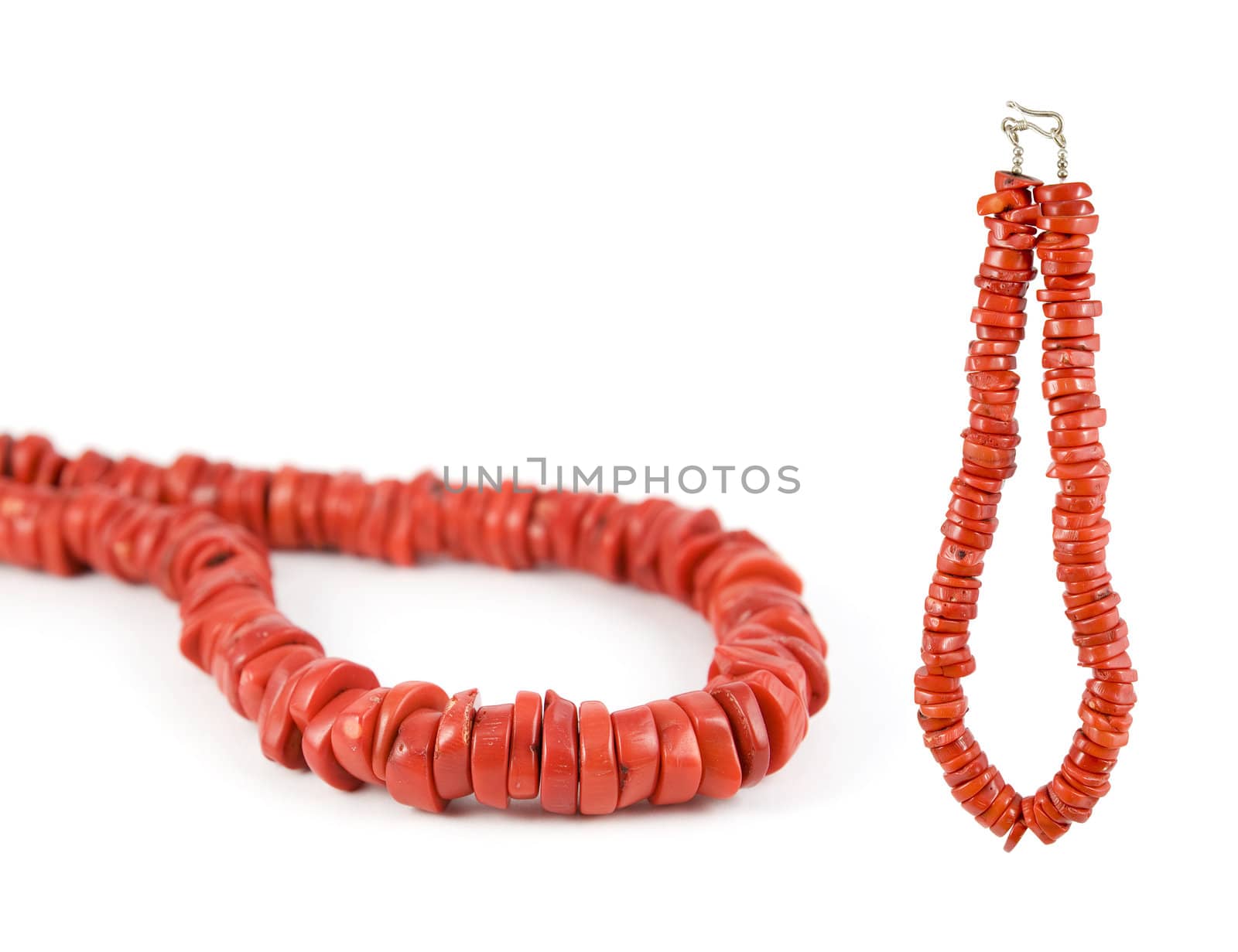 Red Coral Necklace by newt96