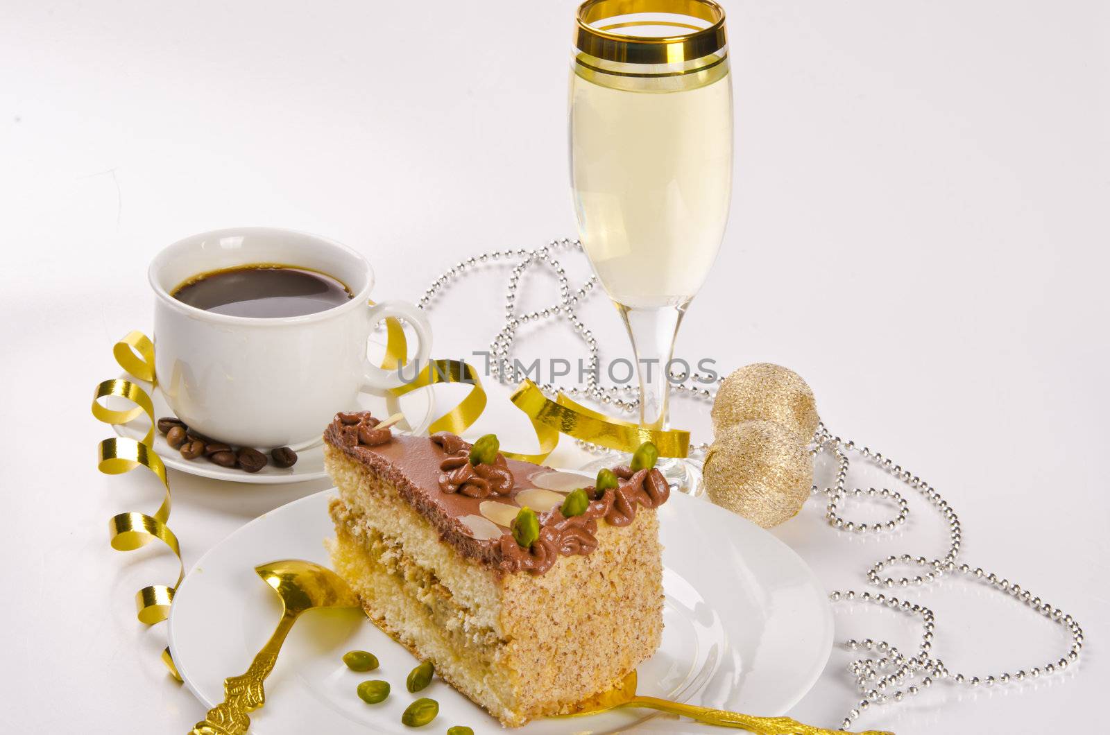 Halva cake, Kaffe and champagne by Darius.Dzinnik