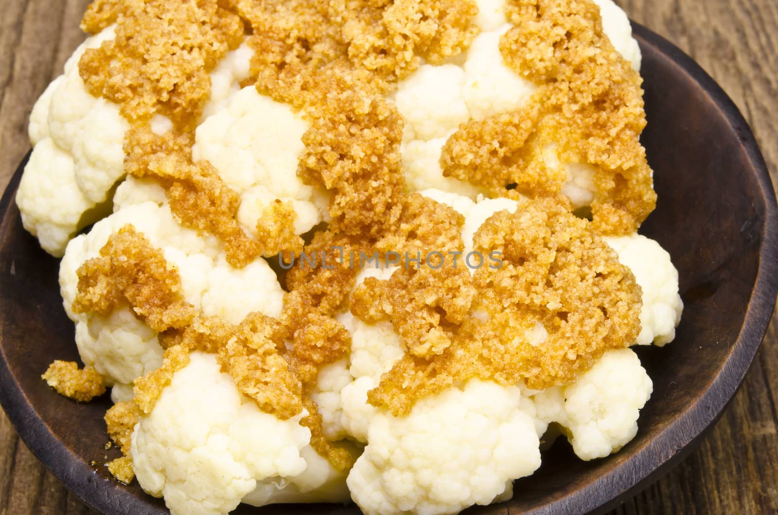 Cauliflower with breadcrumbs