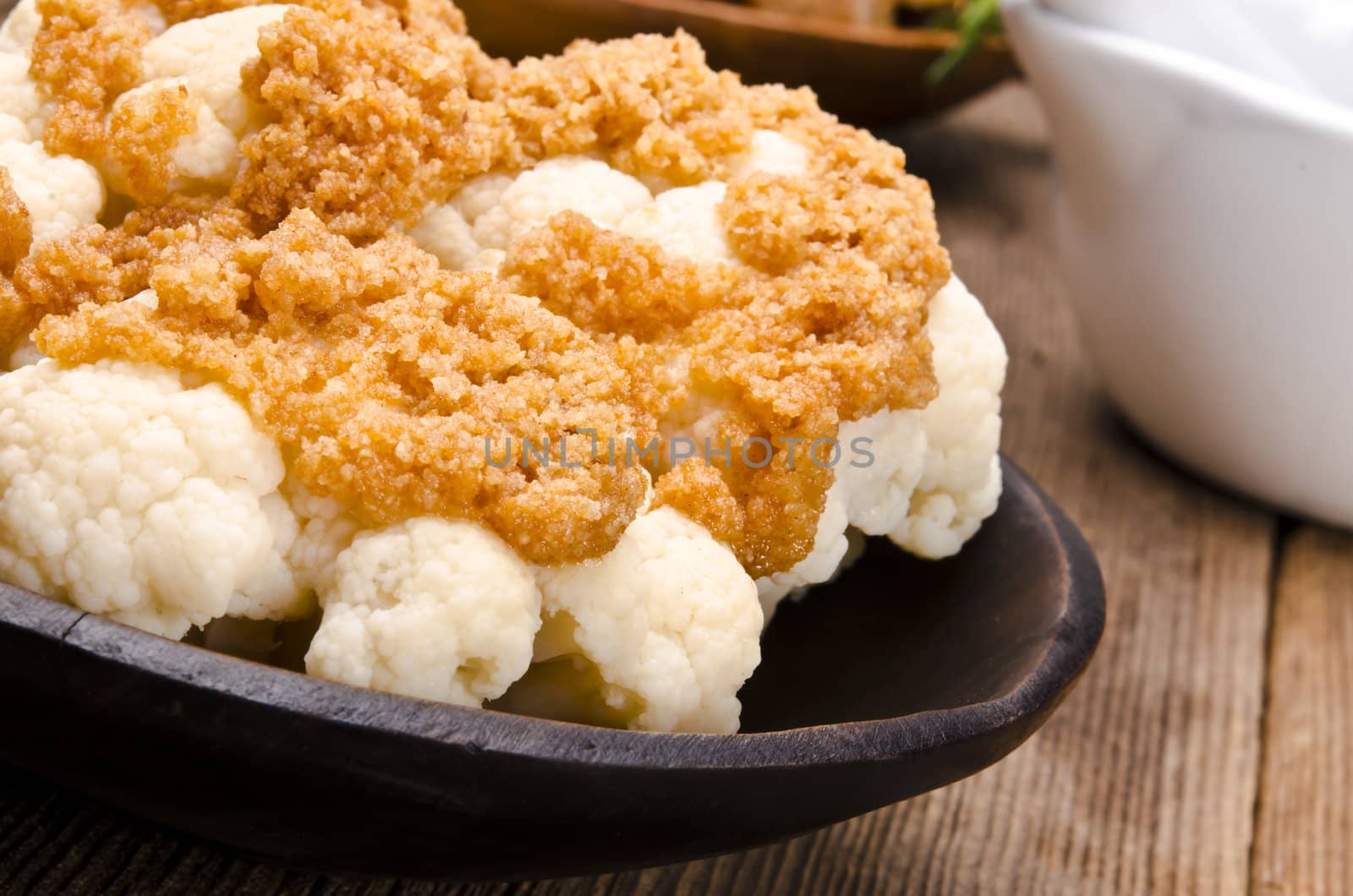 Cauliflower with breadcrumbs