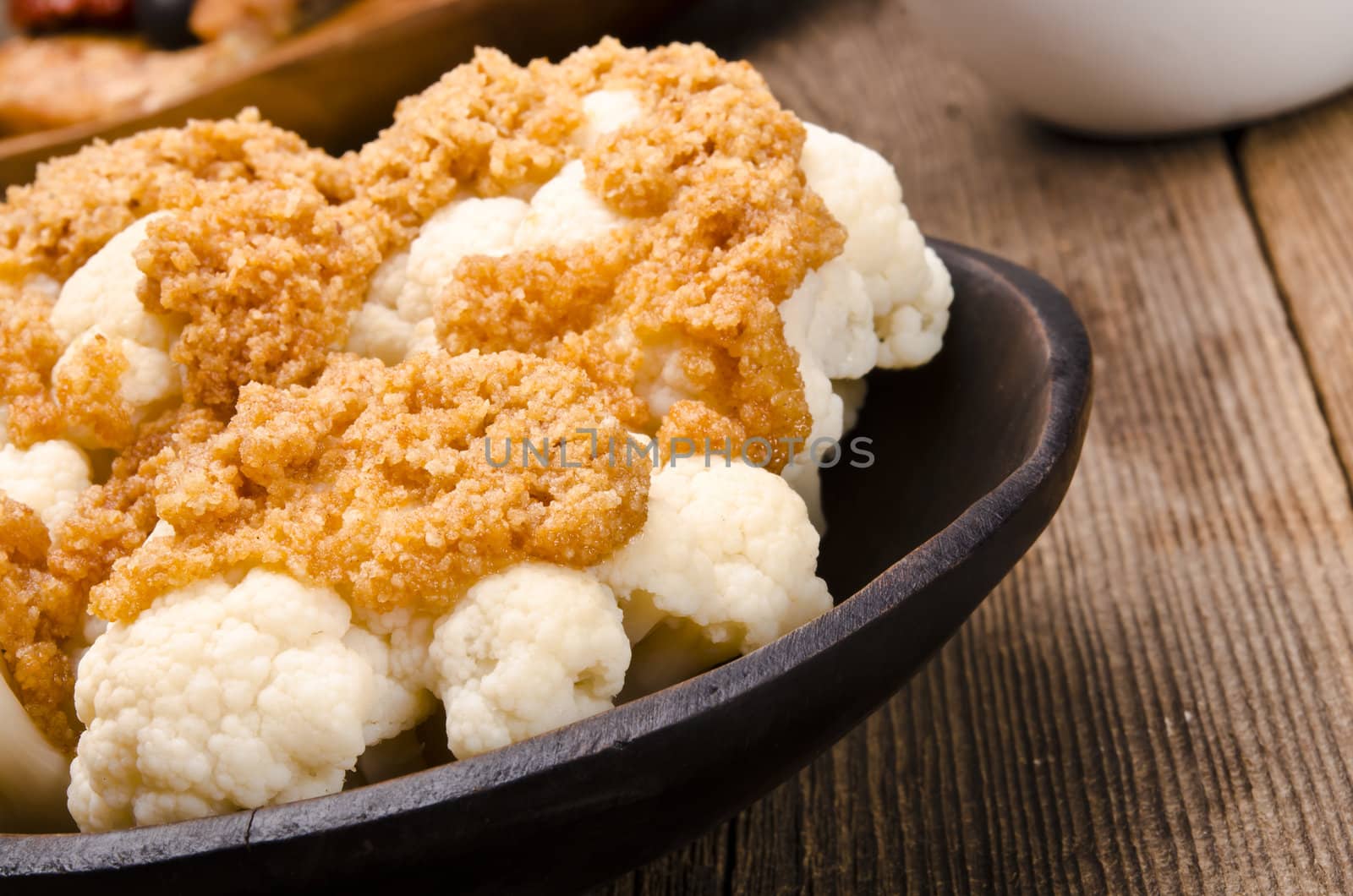 Cauliflower with breadcrumbs by Darius.Dzinnik