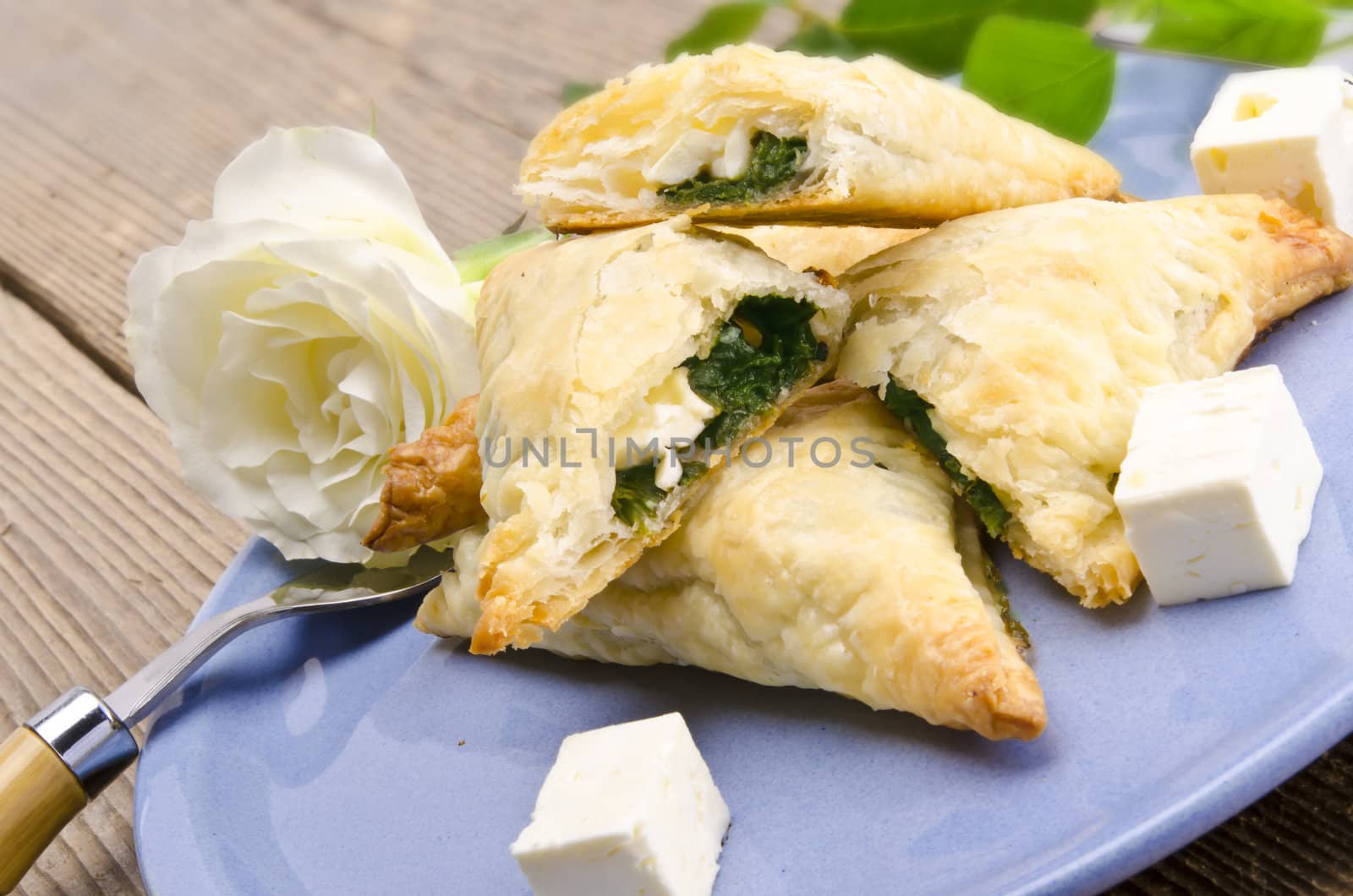 cakes with spinach and feta cheese by Darius.Dzinnik