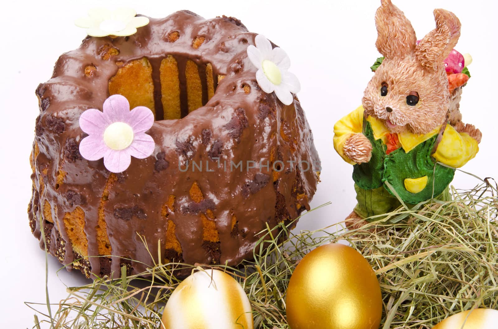 Easter and chocolate cake