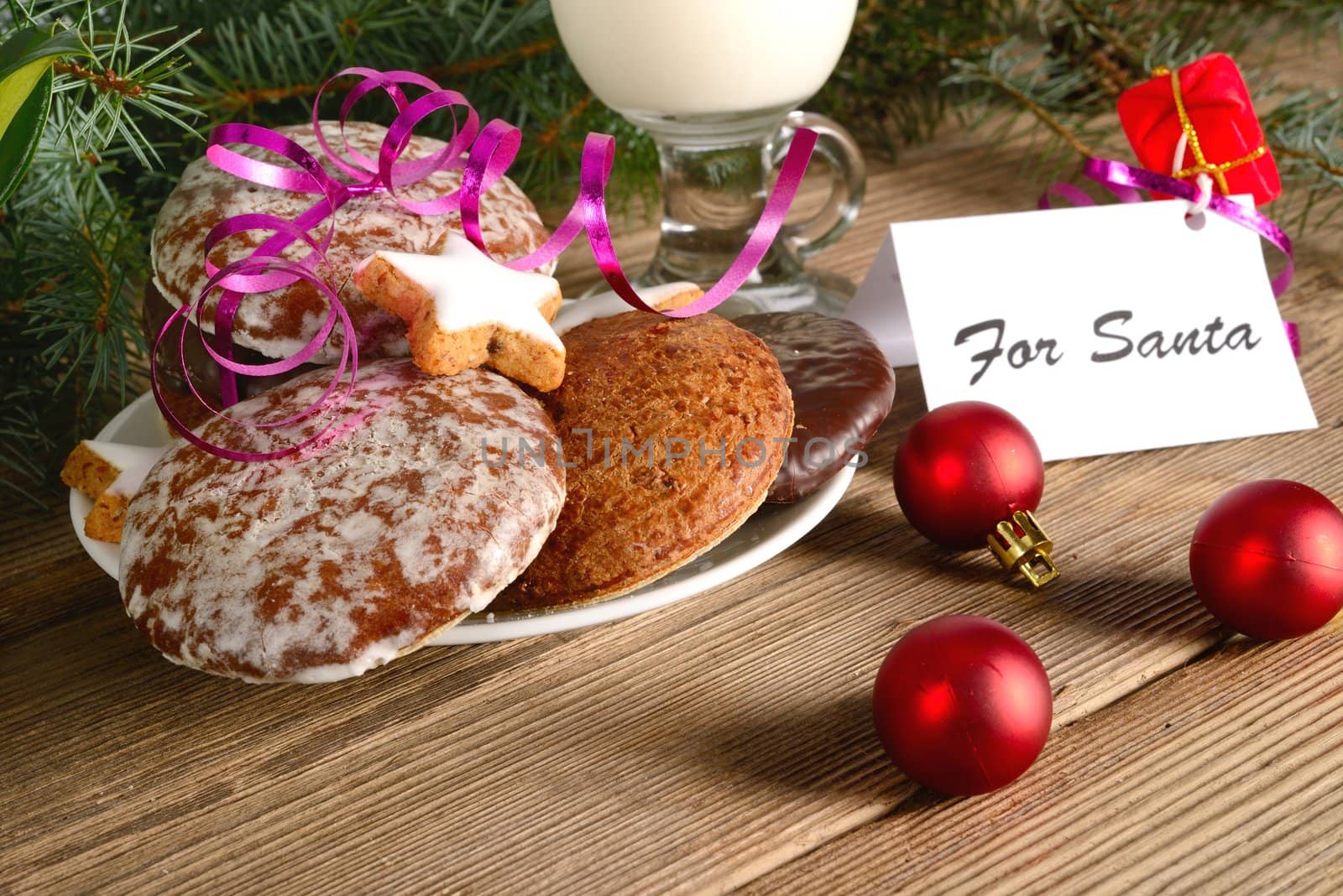  milk and cookies for santa by Darius.Dzinnik