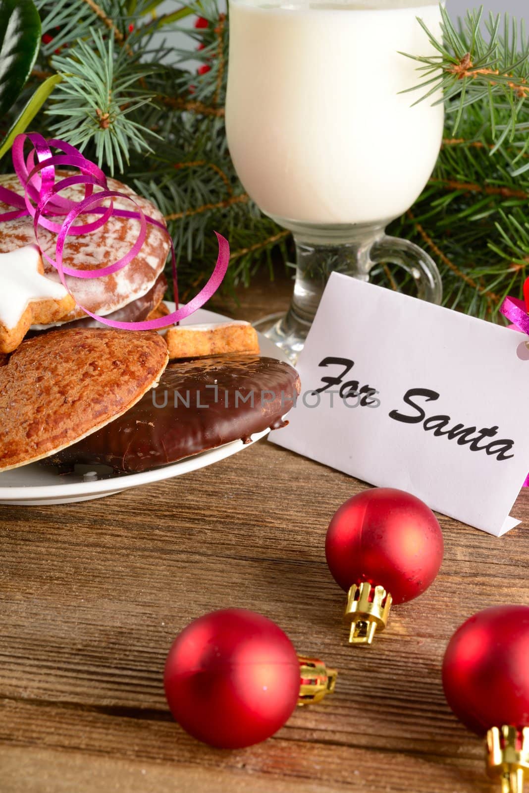  milk and cookies for santa by Darius.Dzinnik