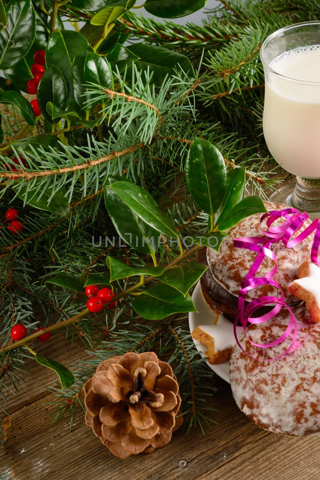  milk and cookies for santa by Darius.Dzinnik