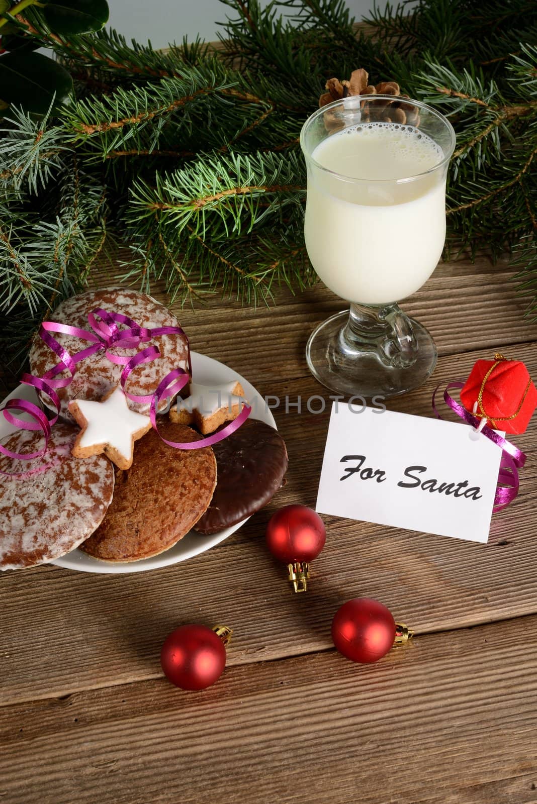  milk and cookies for santa