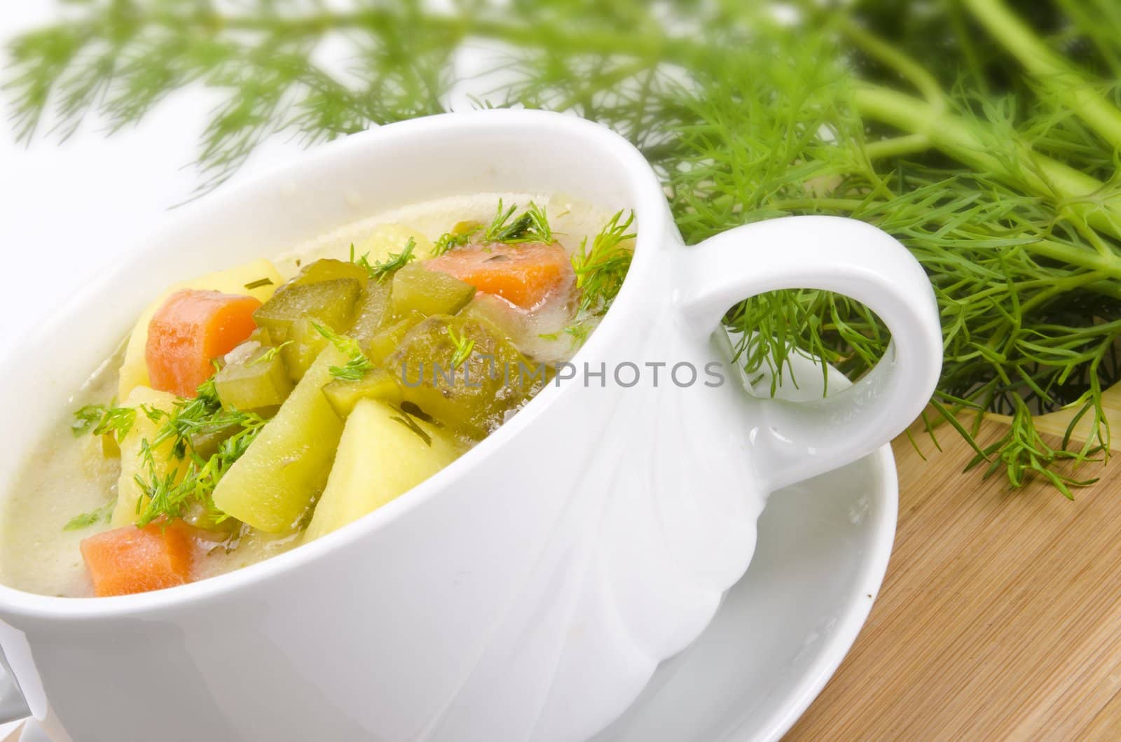 Polish pickled cucumbers soup by Darius.Dzinnik