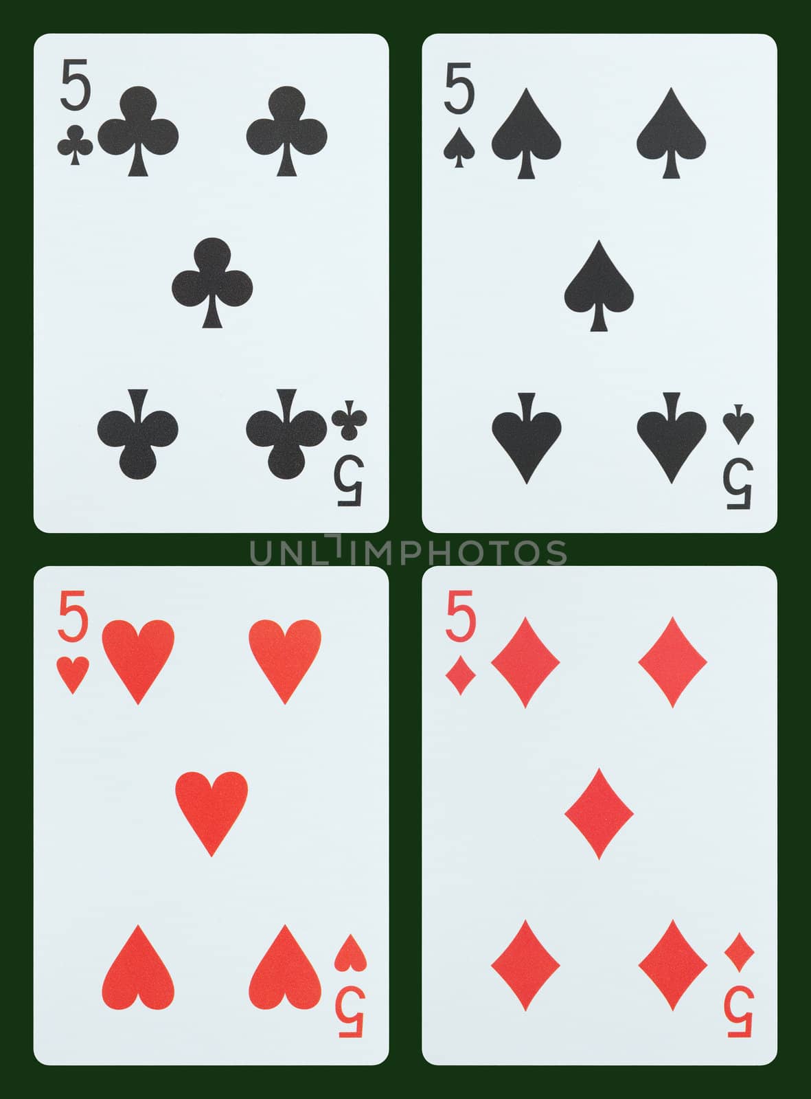 Playing cards - Five