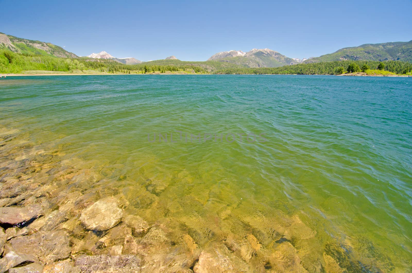 Lake Electra in the San Juan Mountains in Colorado