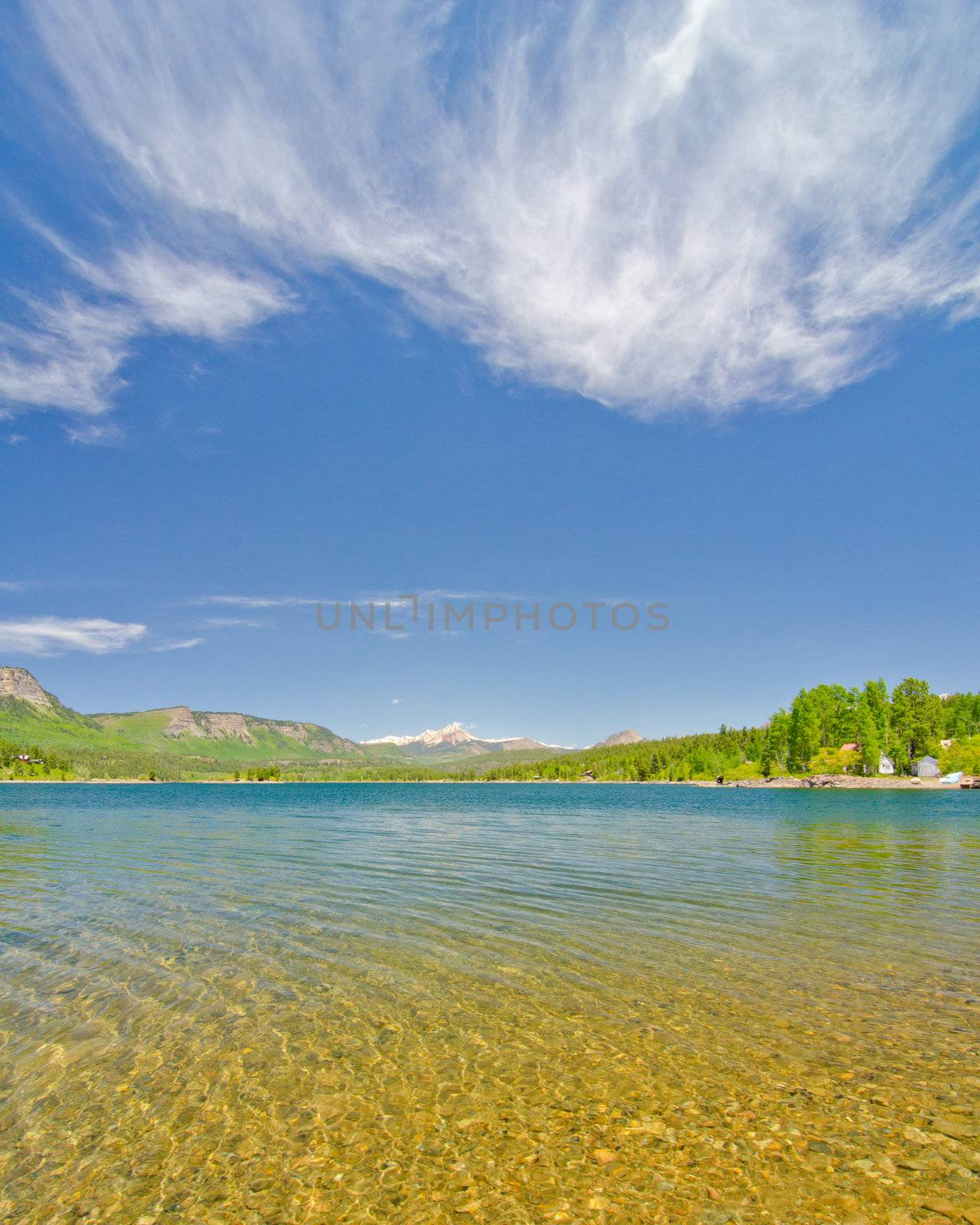 Lake Electra in the San Juan Mountains in Colorado