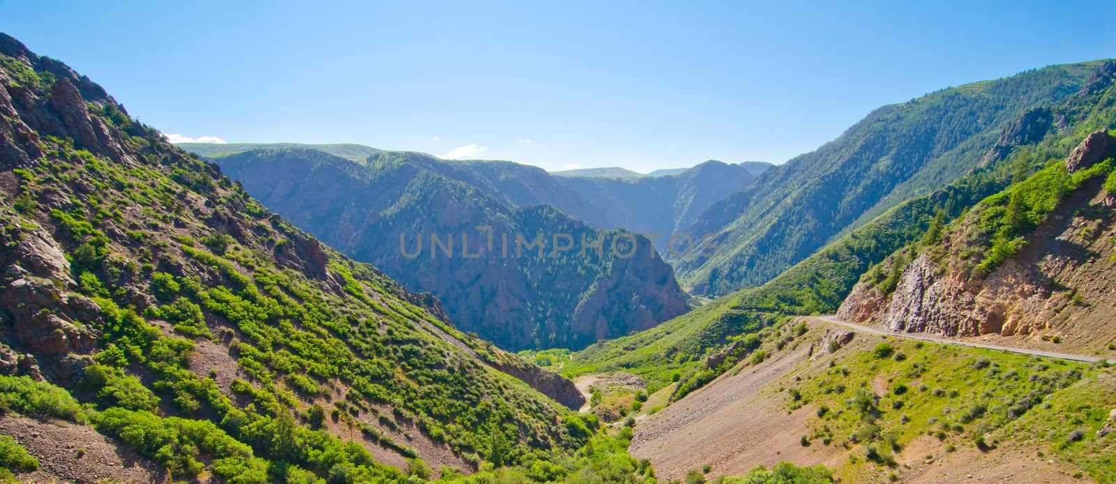 A Mountain Valley in the Foothills of the San Juan Mountains of Colorado by robert.bohrer25@gmail.com