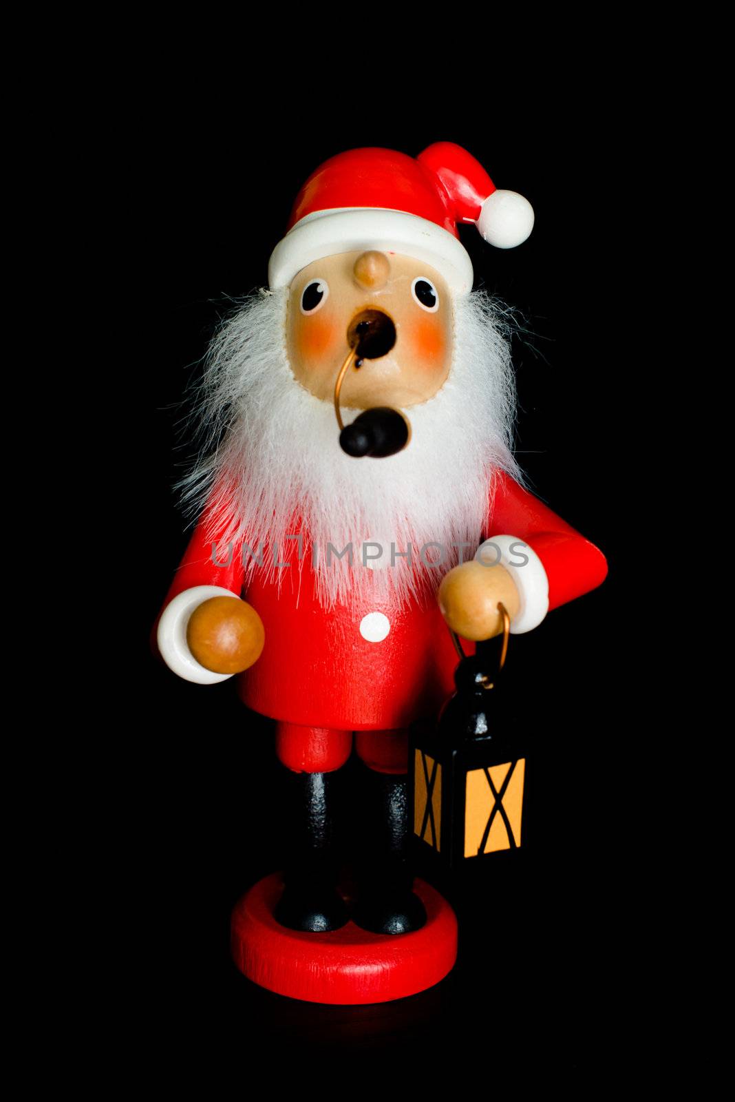 incense smoker as santa claus figure