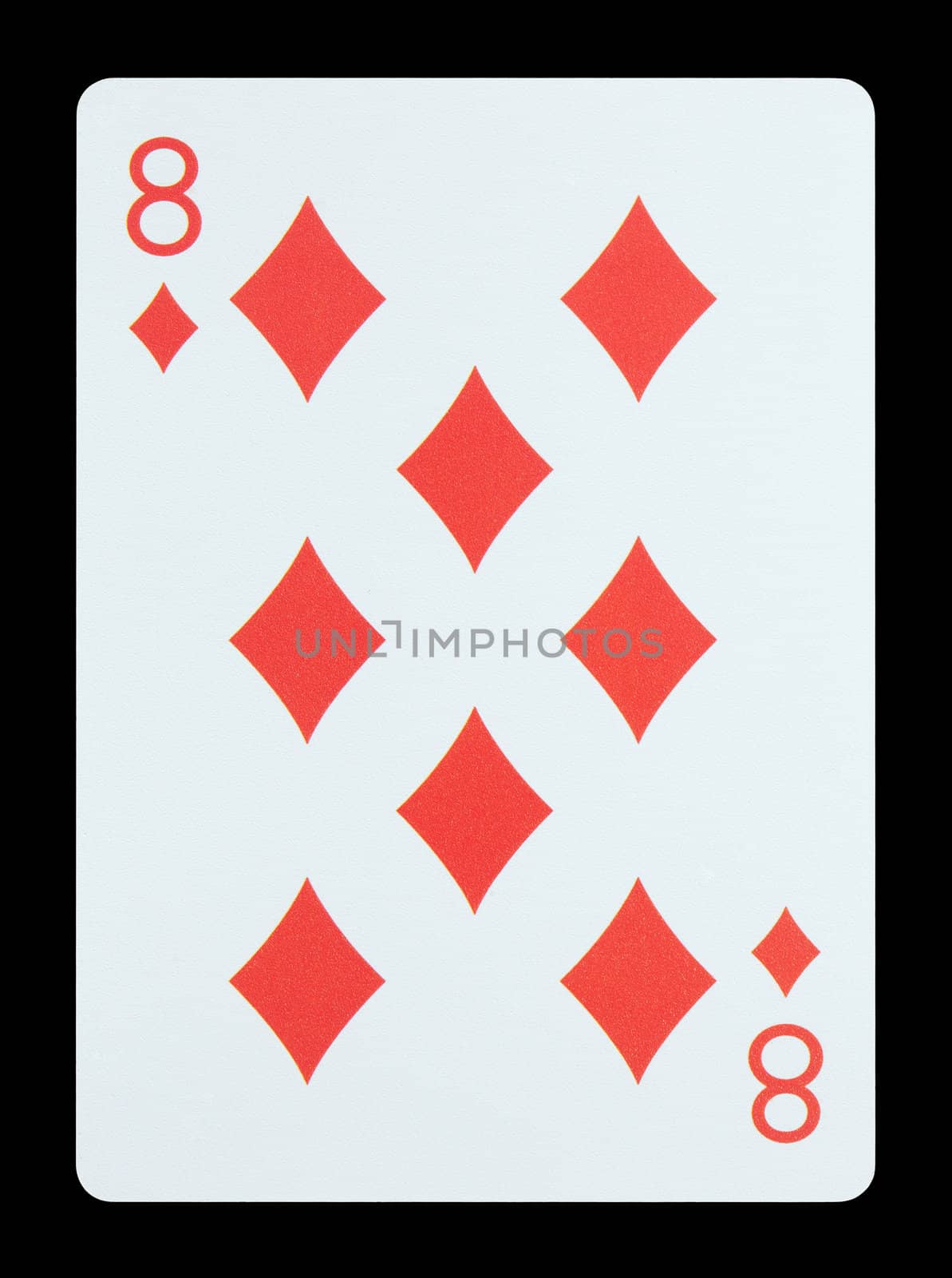 Playing cards - Eight of diamonds