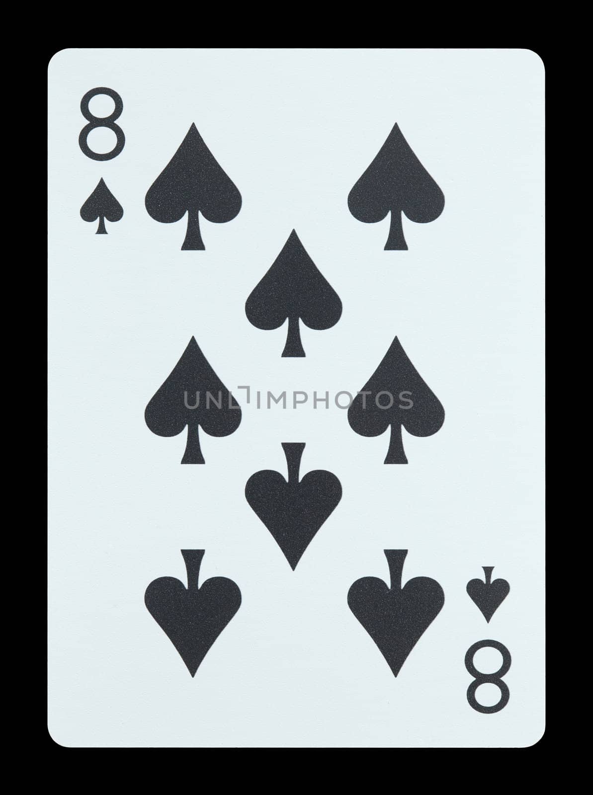 Playing cards - Eight of spades