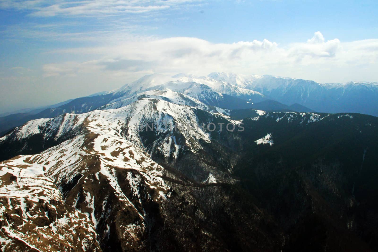 High mountains in Transylvania