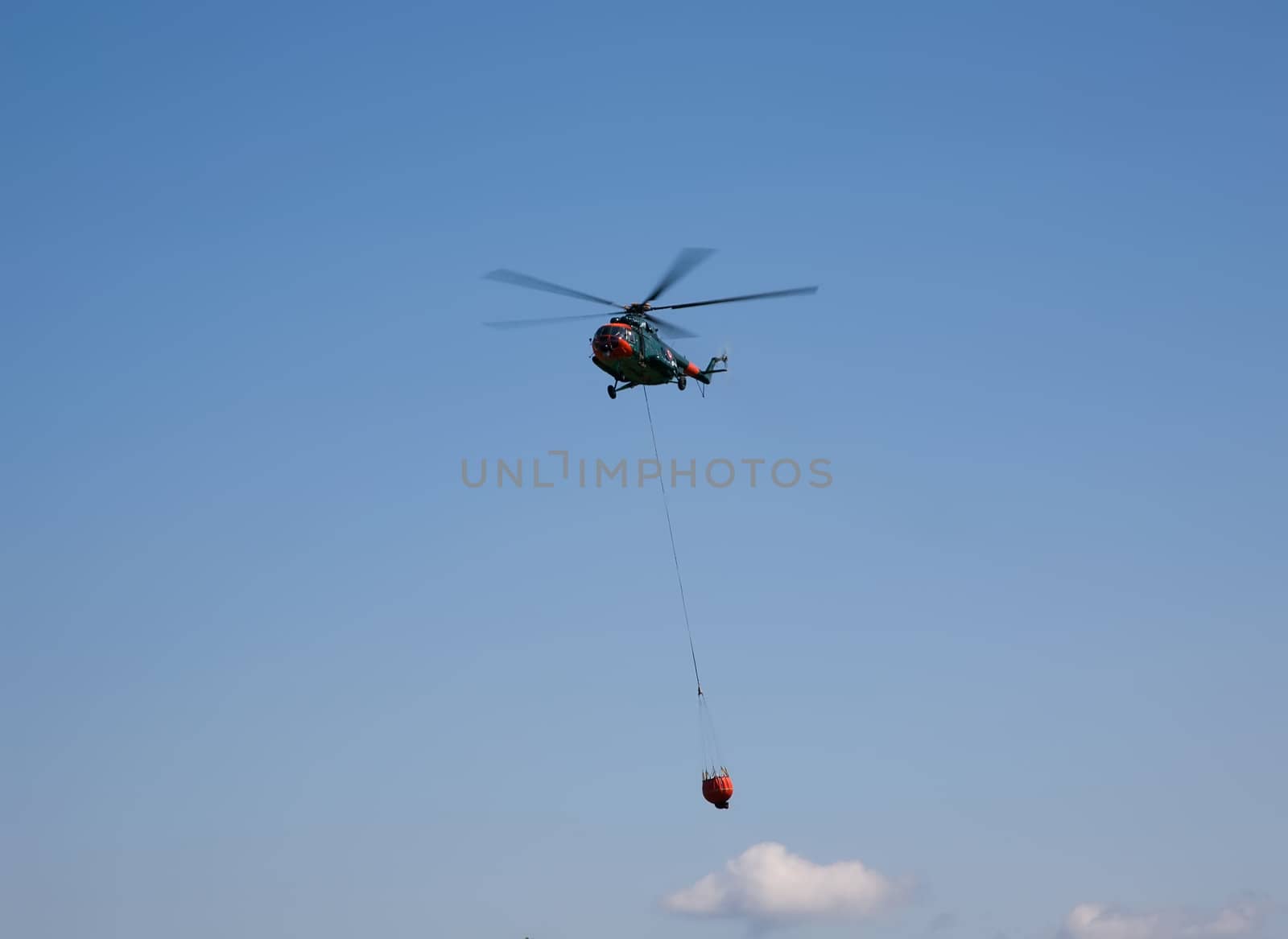 helicopter in the sky air show