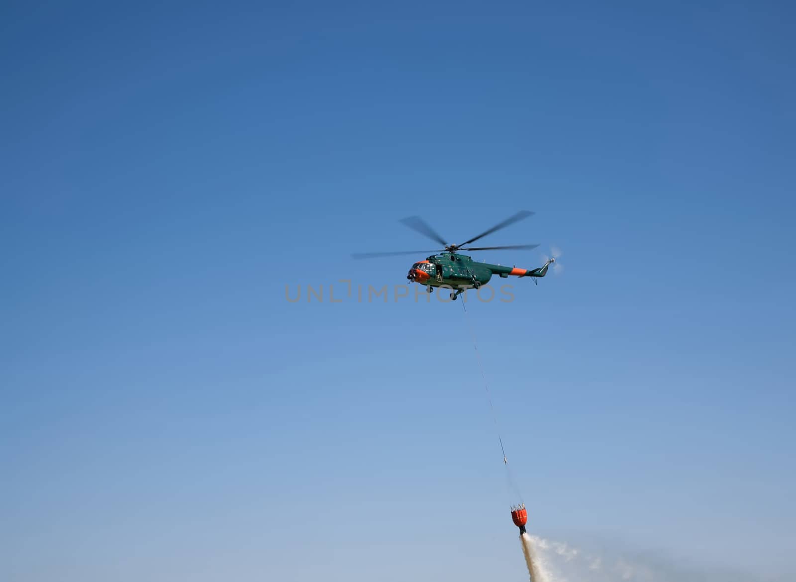 helicopter in the sky air show