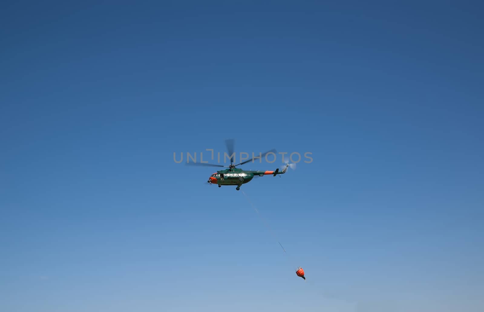 helicopter in the sky air show