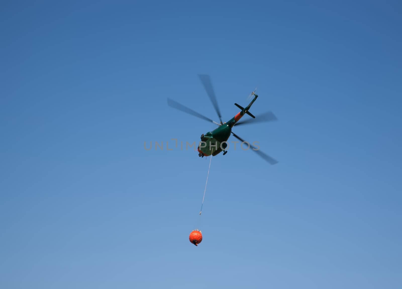 helicopter in the sky air show