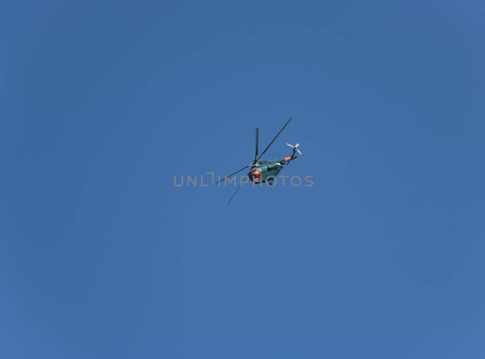 helicopter in the sky air show